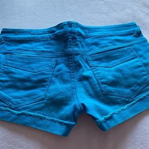 Turquoise shorts